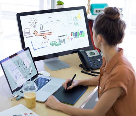 Custom enterprise security software dashboard for user access control and audit management