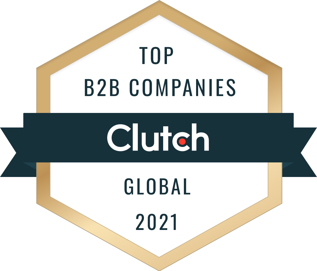 Clutch rated web developer badge